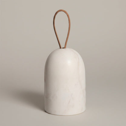 Indian White Marble With Leaher Strap