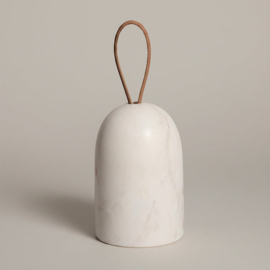 Indian White Marble With Leaher Strap