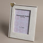 Indian White Marble With Brass Inlay