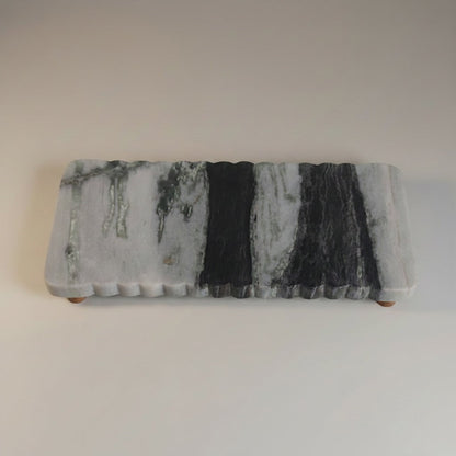 Panda Marble With Acassia Wooden Base