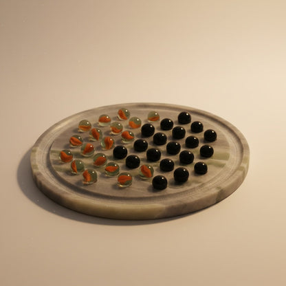 Himalayan Green Marble With Glass Balls