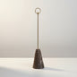 Grey Traventine With Brass Rod