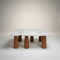 Himalayan Green Marble With Acasia Wooden Base