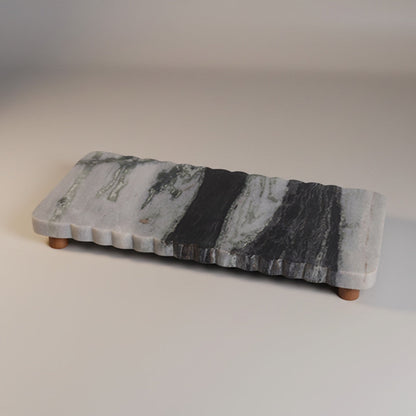 Panda Marble With Acassia Wooden Base
