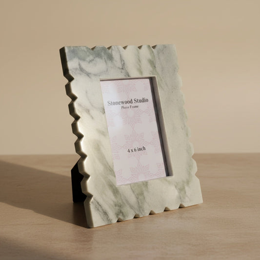 Himalayan Green Marble - detail view - Stonewood Studio