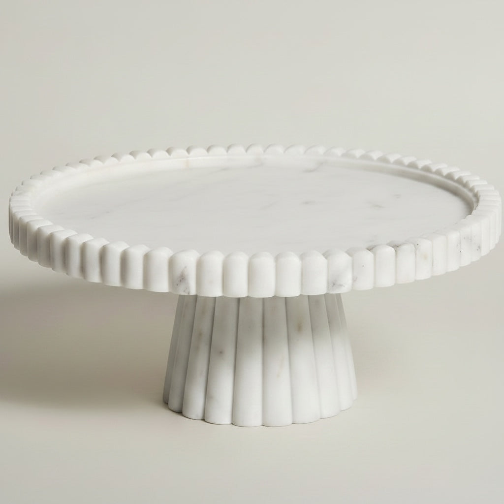 Indian White Marble - detail view - Stonewood Studio