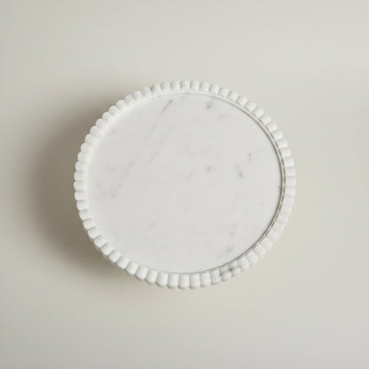 Indian White Marble - side view - Stonewood Studio