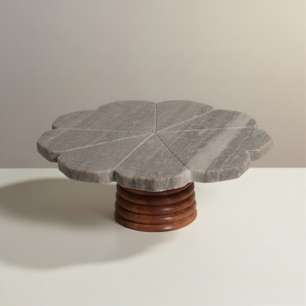 Morchana Marble Cake Stand | Stonewood Studio